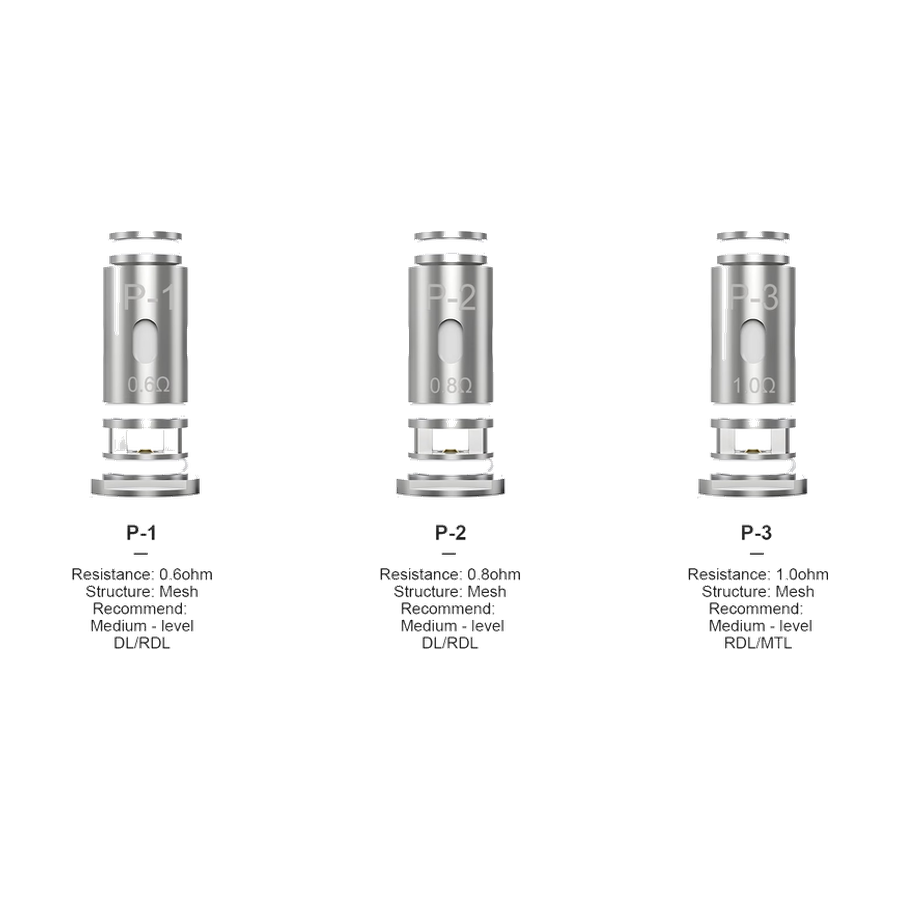 Испаритель Smoant P-3 Mesh 1.0 Ом (Pasito mini) 3шт