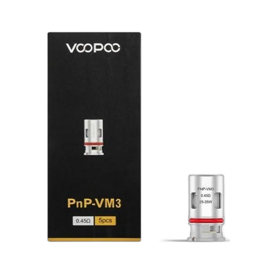 Испаритель Voopoo PnP-VM3 Mesh 0.45 ом(Vinci, Vinci R/X, Drag X/S, Navi, Doric 60)5шт